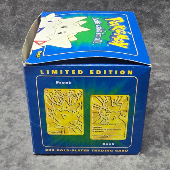 Pokmon Pokeball Togepi Limited Edition Gold Plated 23K Pokemon Card Collect Pokmon Pokeball Togepi Limited Edition Gold Plated 23K Pokemon Card Collect